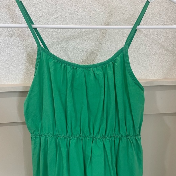 Zara Girls Green Tiered Sleeveless Dress Size Medium - Picture 4 of 4